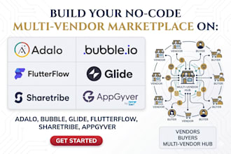 build multi vendor marketplace app using adalo