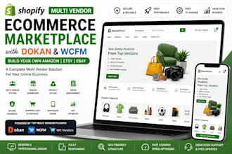 shopify multi vendor ecommerce marketplace site dokan wcfm