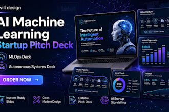 design ai machine learning startup pitch deck mlops deck autonomous systems deck
