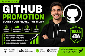 organically promote your github repository to real developers