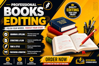 proofread copy edit format fiction novel publish your book to industry standards