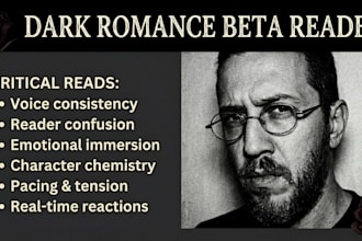 beta read your romance or dark romance book