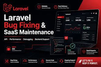fix bugs, debug, and maintain your laravel saas application