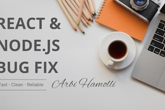 fix bugs in your react or nodejs application