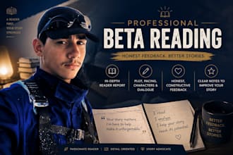 review your story as a beta reader