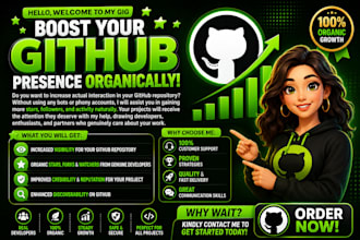promote your github repo organically for more viewers followers and engagement