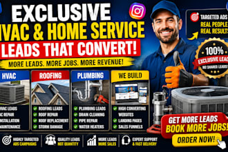 generate exclusive hvac leads hvac website hvac roofing leads via ads plumbing