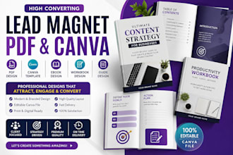 create lead magnet pdf canva ebook template guide design workbook