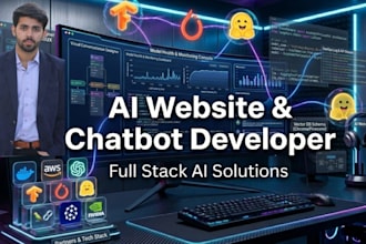 develop ai website, ai chatbot, ai web application, ai software developer