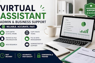 be your virtual assistant for admin tasks
