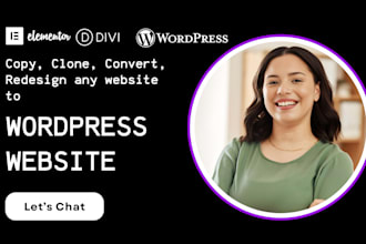 copy clone convert hostinger ai, replit, godaddy, lovable or wix to wordpress