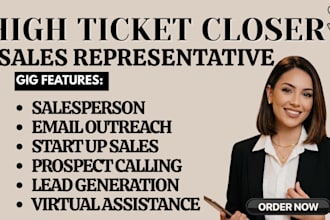 high ticket closer sales representative b2b sales closer salesperson