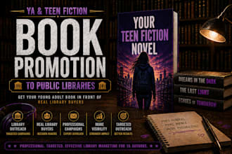 run ya and teen fiction book promotion campaigns to public libraries