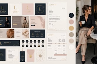 design business logo design, brand identity and full branding kit
