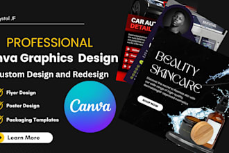 design a professional editable flyer, brochure, trifold, poster and banner
