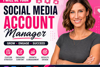 create social media posts, facebook posts, instagram posts, and fb ads design