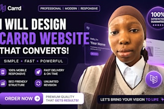 carrd co website redesign carrd landing page redesign carrd website design carrd