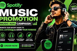 do spotify music promotion promote your spotify music with music ads campaign