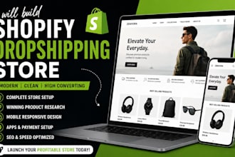 shopify dropshipping store or single product shopify website