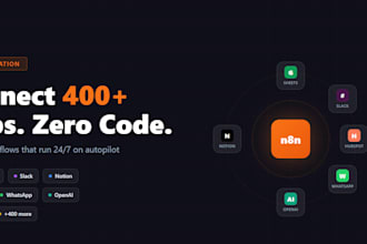 build n8n ai automation workflows, ai agents and app integrations