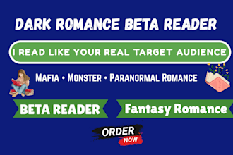 be your dark romance beta reader for mafia and monster romance