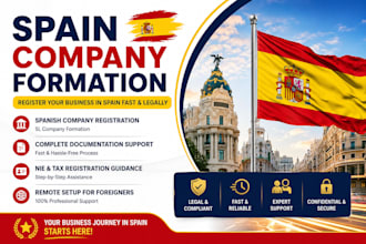 assist with company formation and business registration in spain