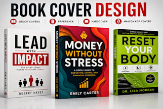 create book cover design, ebook cover, paperback, hardcover, non fiction cover