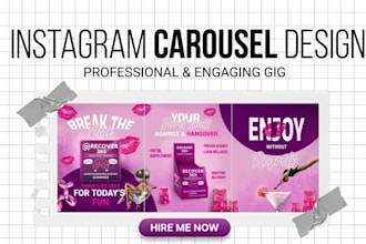 graphic design focused on social media such as instagram