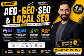 do monthly local SEO GEO aeo ai search ranking
