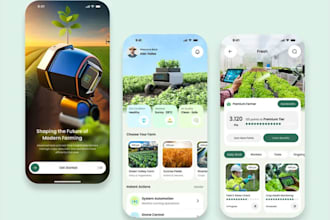 develop a smart farm app for agriculture management, livestock, and crop monitor