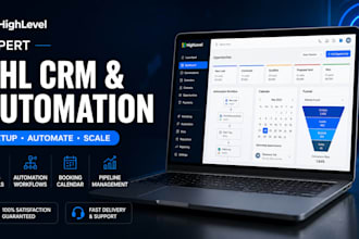 setup gohighlevel workflow automation email SMS CRM