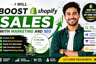 boost shopify sales with marketing and SEO