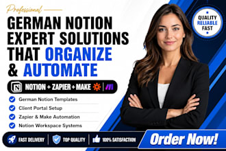 build german notion templates notion workspace, client portal with zapier, make