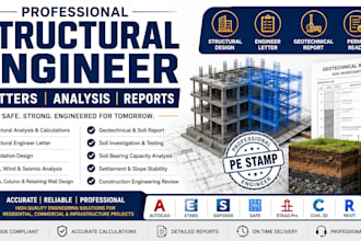 structural engineer letter structural analysis geotechnical soil report