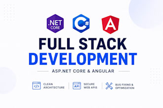 build enterprise web app asp net core angular sql server