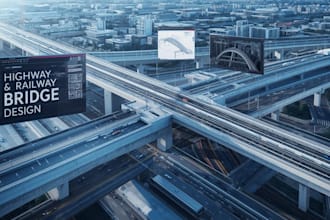 create highway railway and concrete bridge engineering models and reports