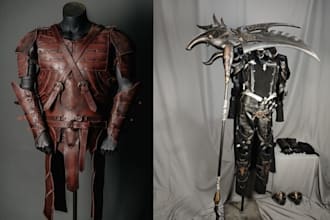 3d cosplay armor props anime costume stl eva foam helmet fabric sword wearable