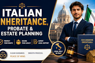 assist with italian inheritance, probate, and estate planning cases