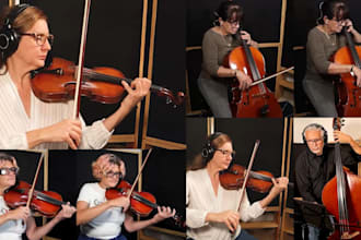 record professional express live strings orchestra, violin, cello, quartet