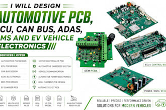 design automotive pcb ecu can bus adas bms and ev vehicle electronics