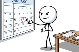 create a short motivational stick figure video for you