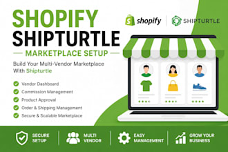 set up shipturtle multivendor marketplace on shopify