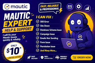 fix any kind of mautic issue