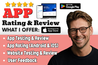 mobile app rating, app installs, app review and app testing for android and ios