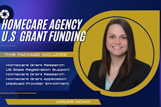 do homecare grant research, group home healthcare grant proposal writing, apply