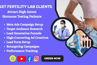 generate hormone and fertility clinic patient leads using meta ads expert