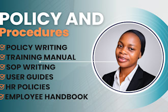 write policies, HR manual, standard operating procedures, employee handbook