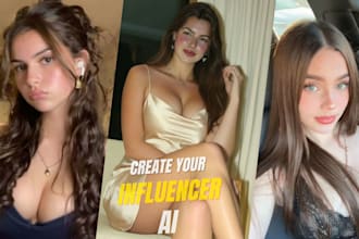 create hyper realistic ai influencer with custom lora