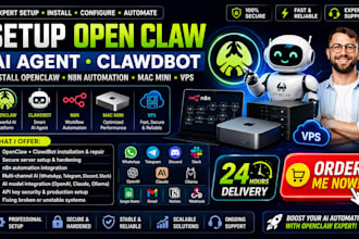 setup open claw ai agent clawdbot install openclaw n8n automation mac mini vps