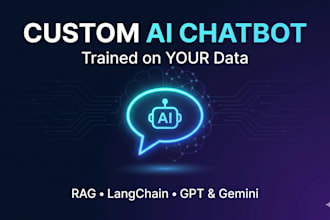 build a custom ai chatbot with rag using langchain gpt or gemini